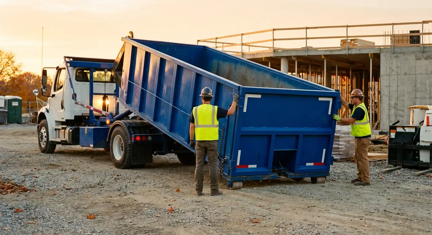 Commercial dumpster rental delivery in Arlington Heights, IL