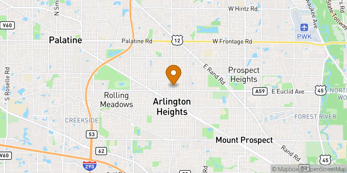 neighborhood map in Arlington Heights, IL