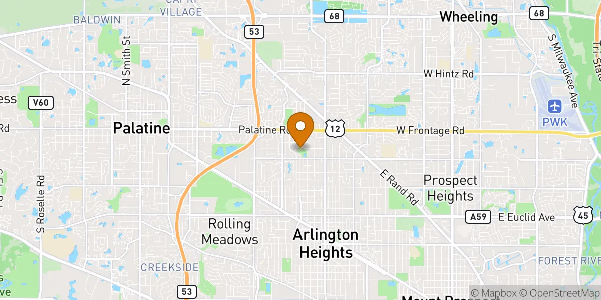  neighborhood map in Arlington Heights, IL