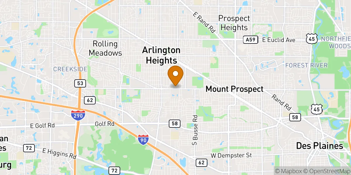  neighborhood map in Arlington Heights, IL